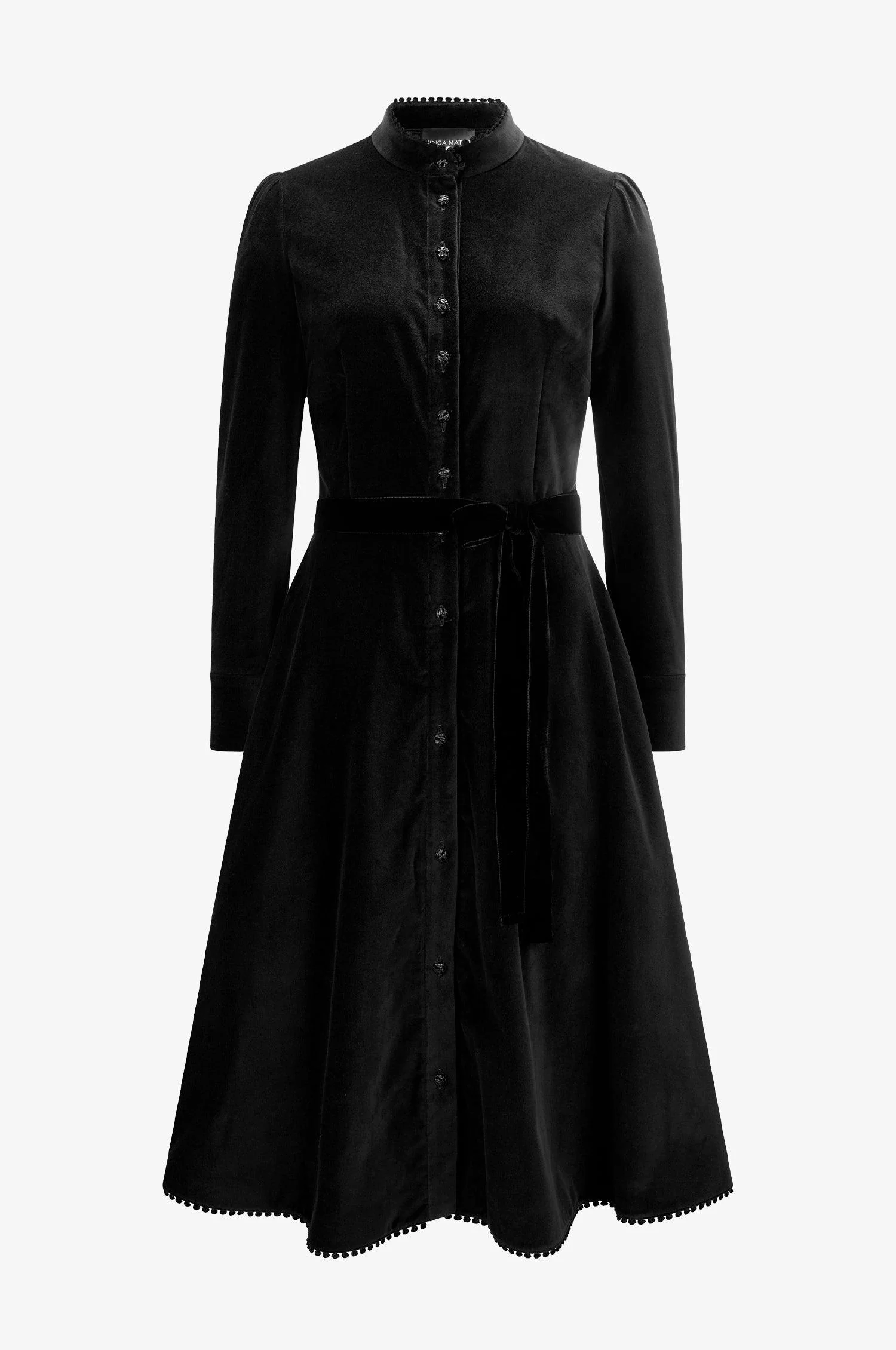 Samtkleid Ann in Schwarz - Image 3