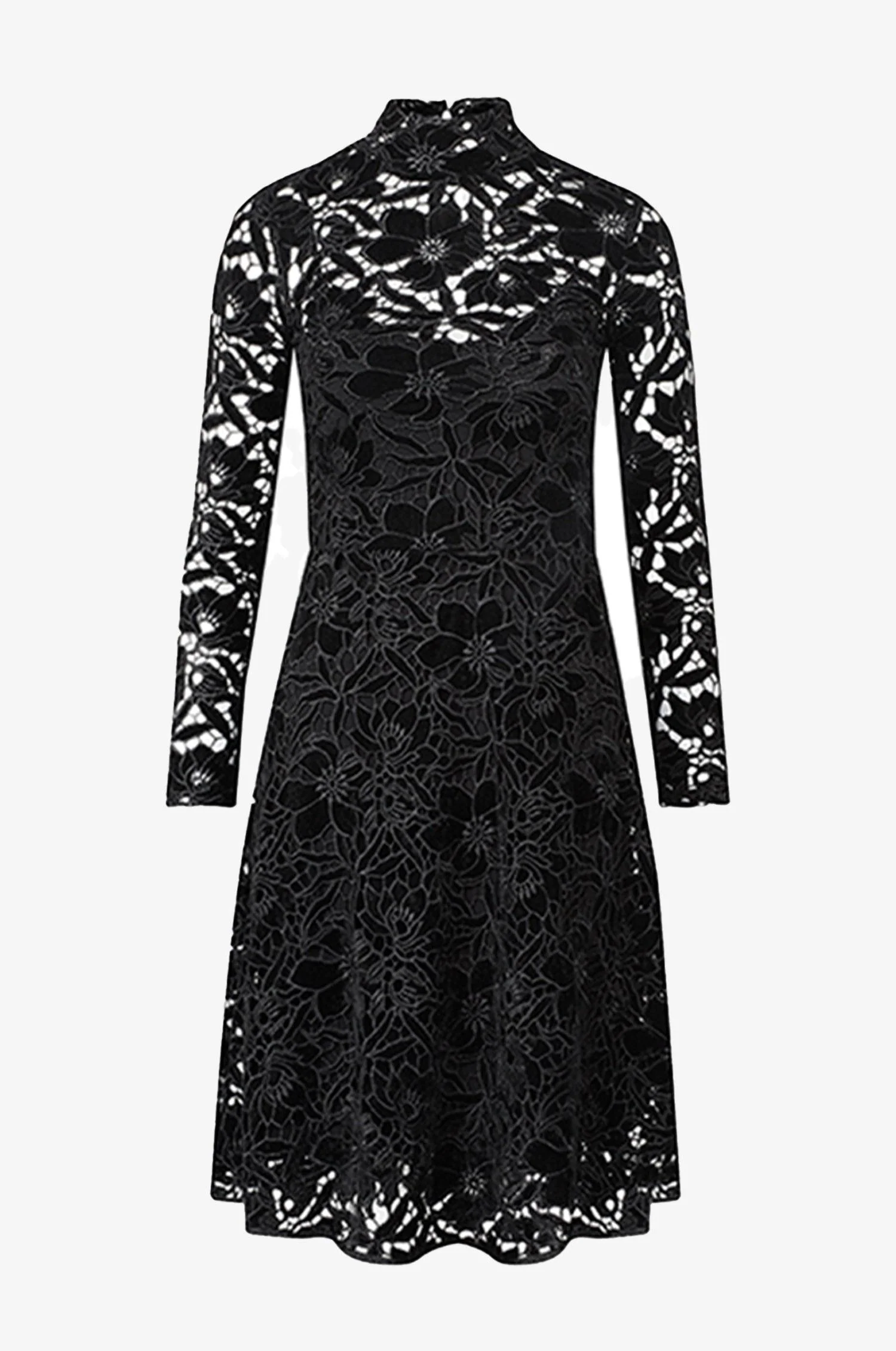 Samtkleid Evelyn in Schwarz - Image 3
