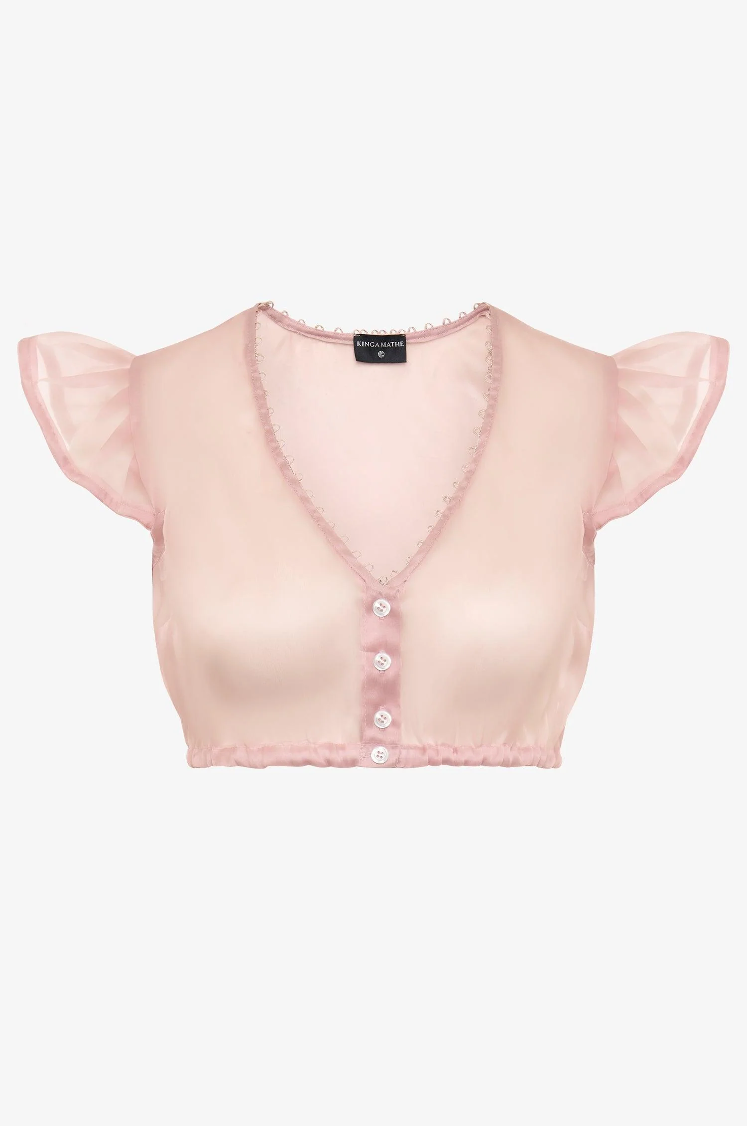 Seidenbluse Kiki in Rose