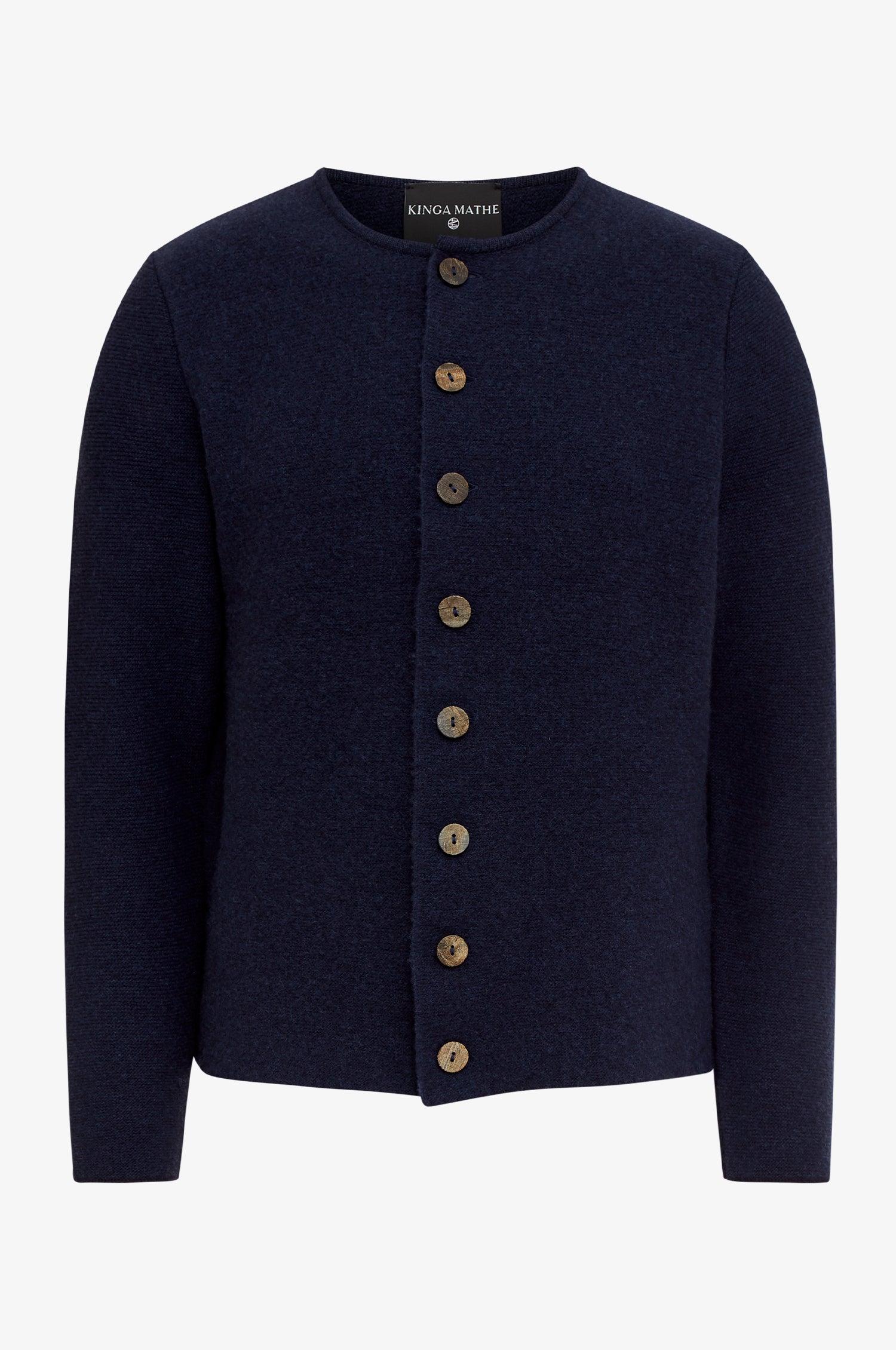 Strickjacke Fabian in Nachtblau - Image 3