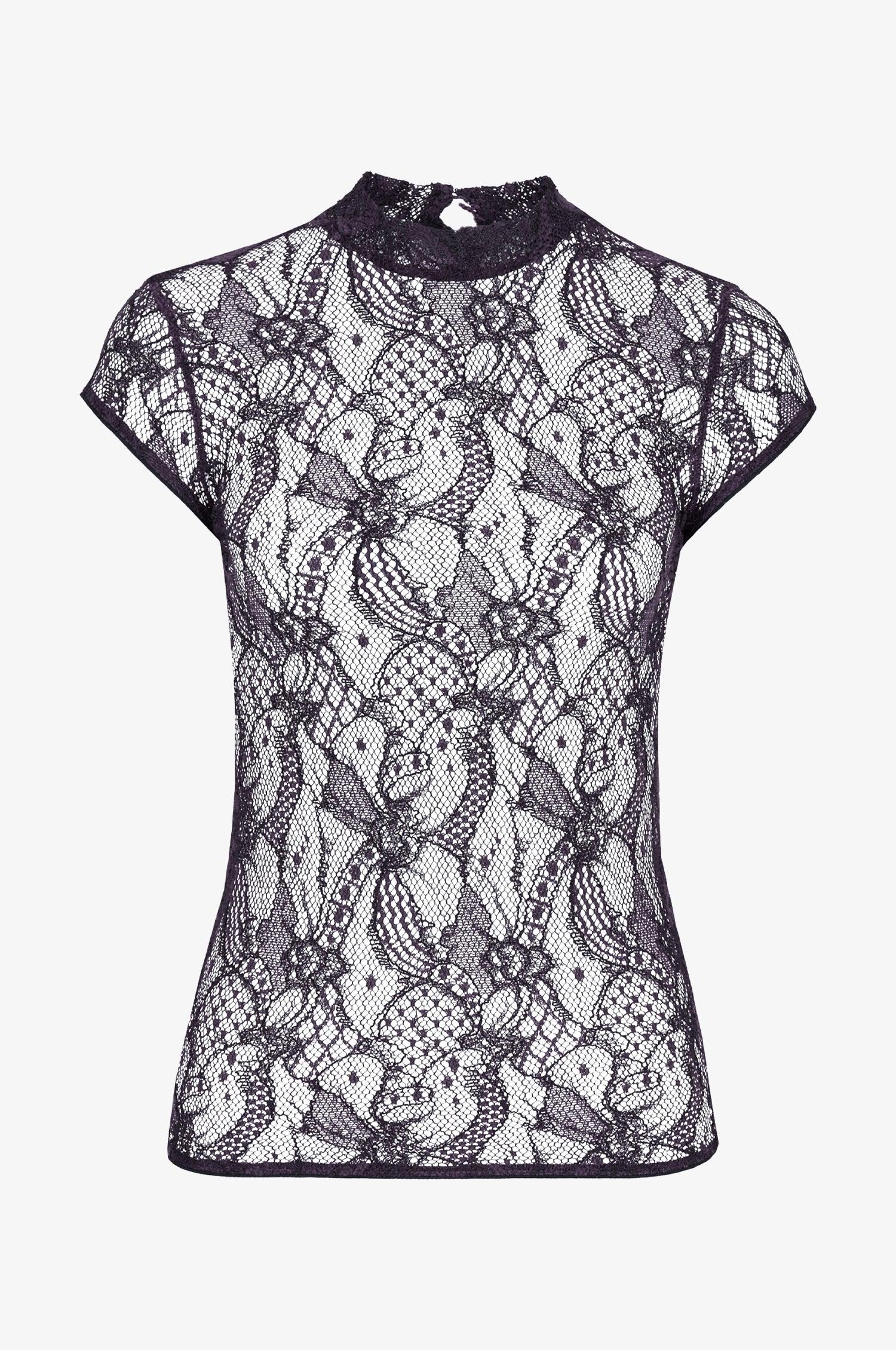 Top Charlotte in Aubergine