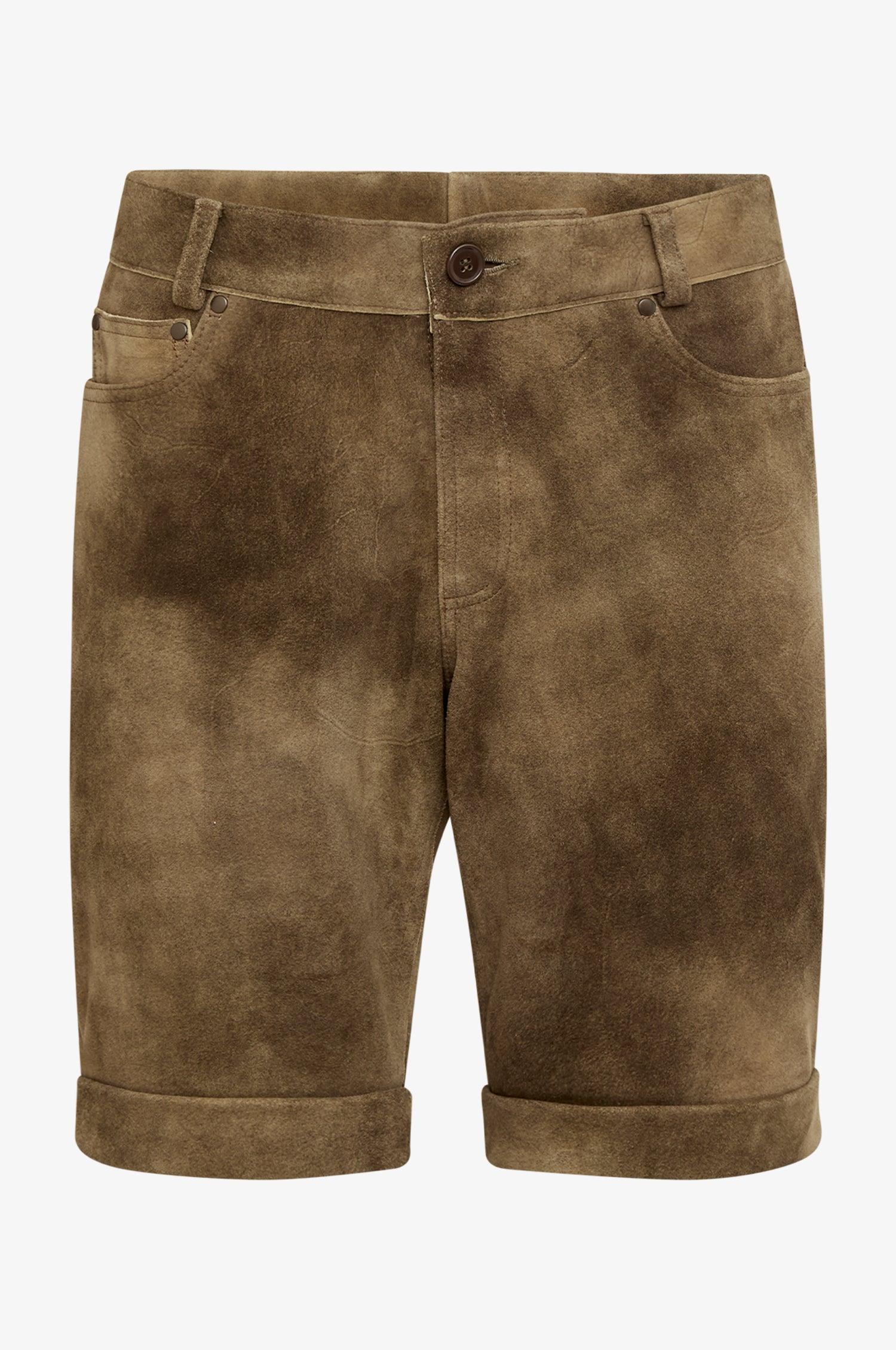Ziegen Lederhose Filip in Grau - Image 3