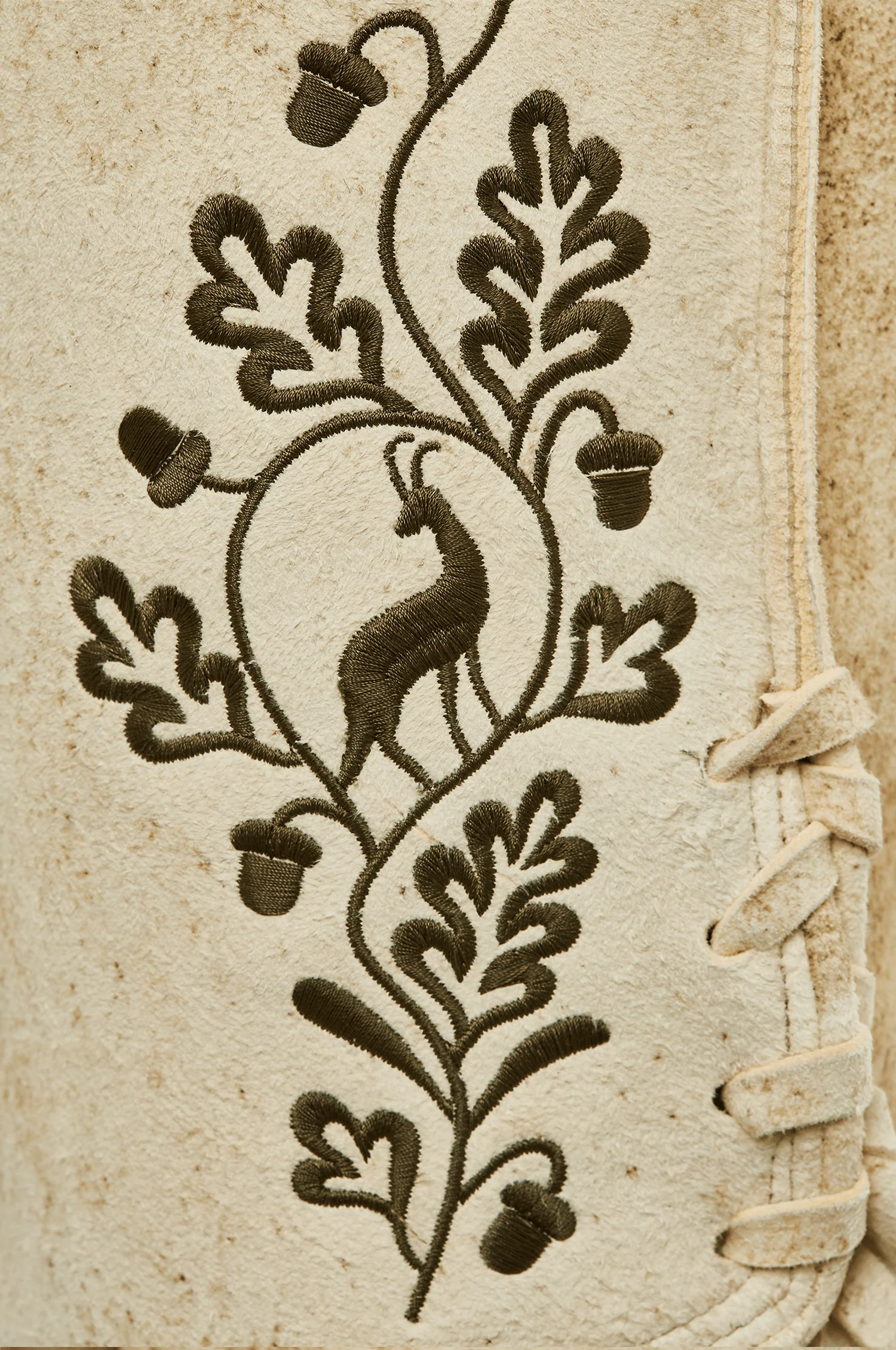 Ziegen Lederhose Ludwig in Champagner - Image 4