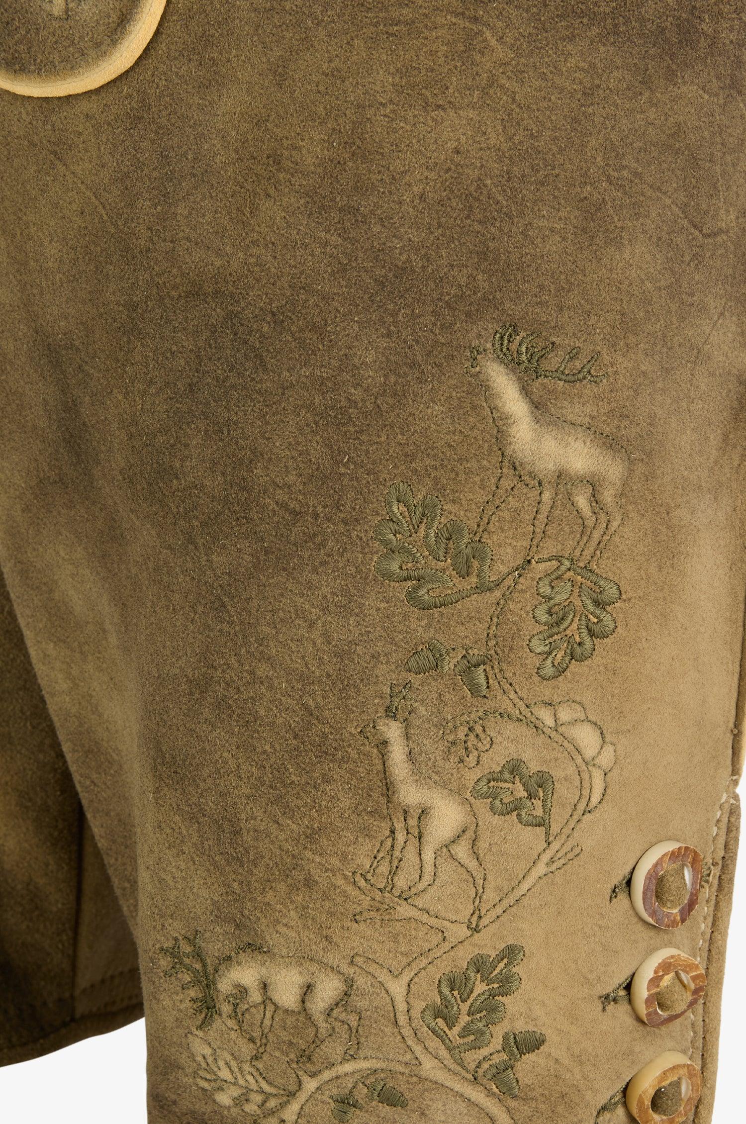 Ziegen Lederhose Tommi in Inka - Image 5